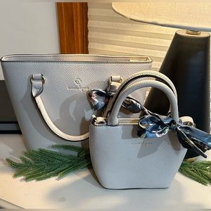 Mama & Me light gray purses